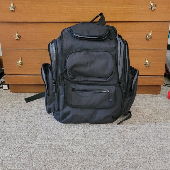 Mancro Diaper Bag Backpack with stroller straps and insulated pockets, black - Picture 6 of 7